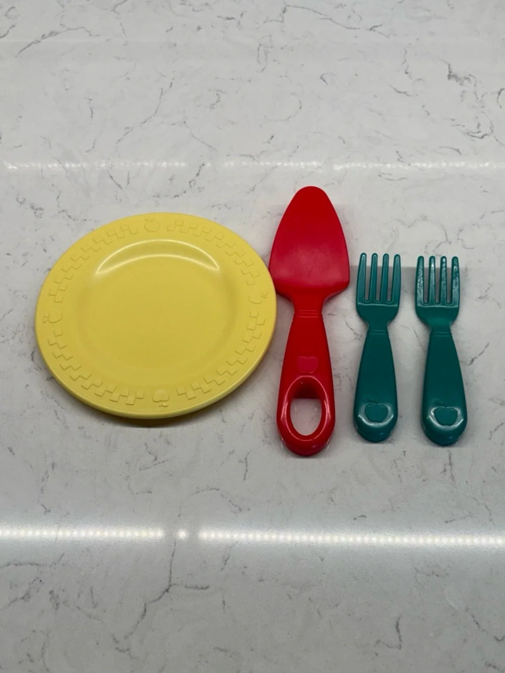 Vintage FISHER PRICE 2-in-1 Musical Cake Replacement Topper Candle Plate 1998